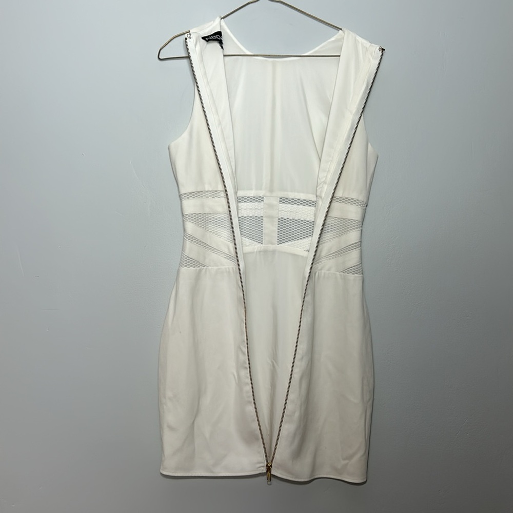 Revolve NBD Ivory / Off White Mini Dress sz S - Picture 8 of 9
